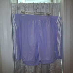 Adidas Purple Athletic Shorts Lightweight Comfort